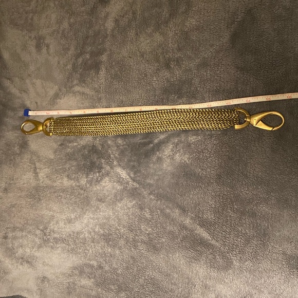 ERIC JAVITS Straw Woven Shoulder Bag Gold Black - Picture 11 of 12